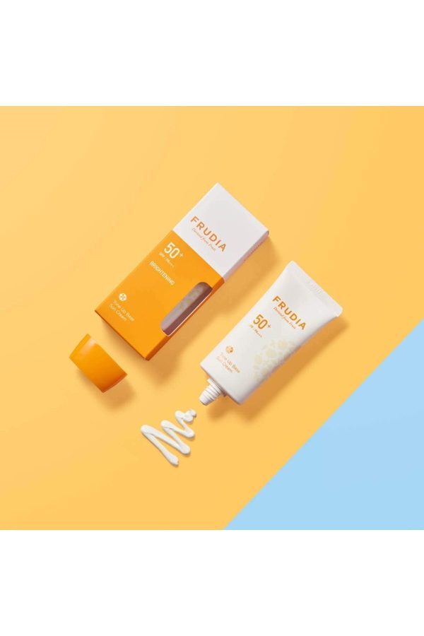 ضد آفتاب صورت اورجینال برند Frudia مدل Tone-Up Base Sun Cream کد 836303330 - Image 2