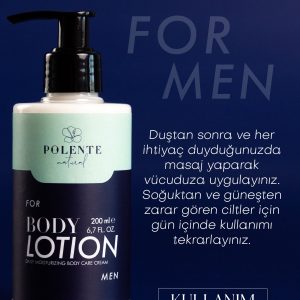 کرم بدن اورجینال برند Polente natural مدل Natural Men Body Lotion کد 880557314
