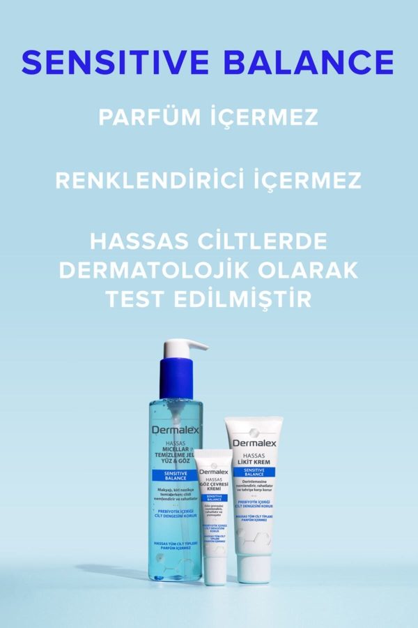 کرم صورت اورجینال برند Dermalex مدل Sensitive Balance Hassas Likit Krem کد 783905297 - Image 5