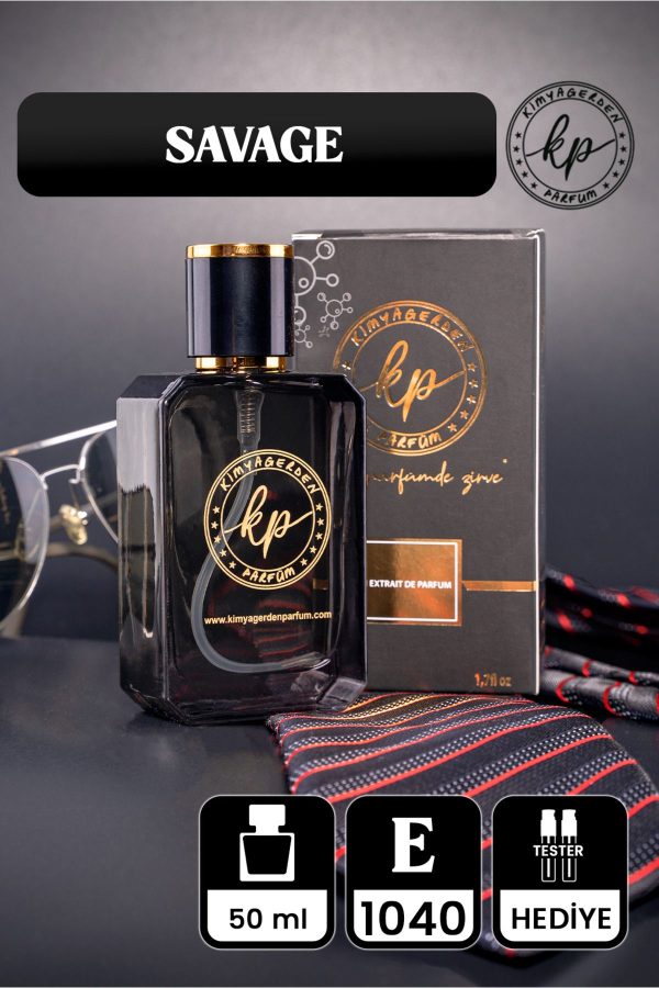 ادکلن اورجینال برند Kp kimyagerden parfum مدل E-1040 Savage (ELİT SERİ) کد 844706804