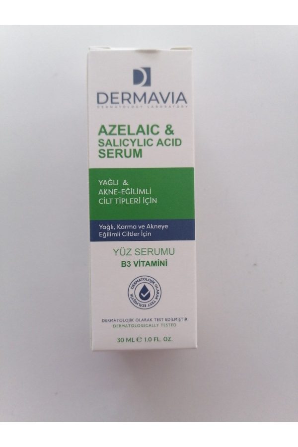 سرم پوست اورجینال برند Dermavia مدل Azelaic and salicylic acid serum کد 377378916