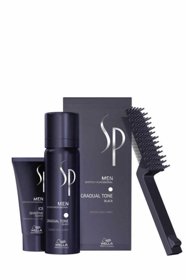 رنگ مو اورجینال برند Sp مدل Gradual Tone Black Pigment Mausse کد 190964274