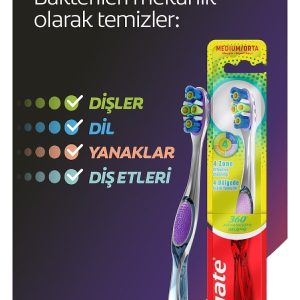 مسواک دستی اورجینال برند Colgate کد 123838024