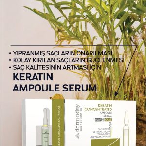 روغن و سرم مو اورجینال برند Dermoday مدل Konsantre Keratin Ampul *5 کد 77372510