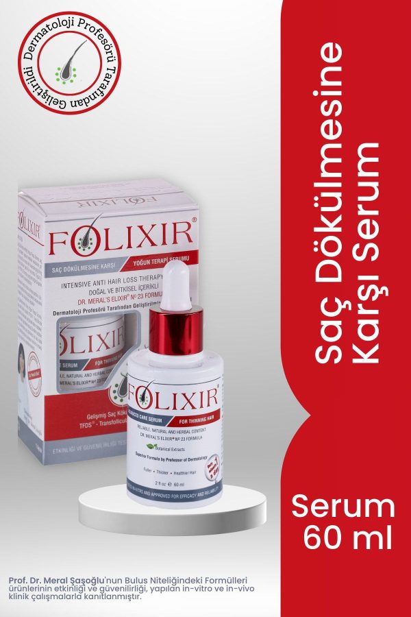 روغن و سرم مو اورجینال برند Folixir مدل Hair loss serum, 60 ml کد 238921