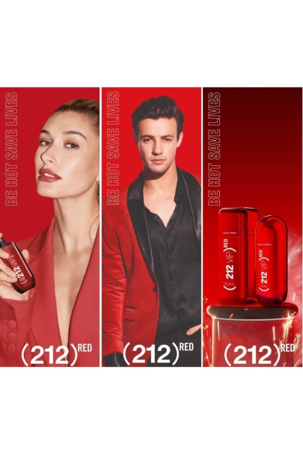 ادکلن اورجینال برند Carolina herrera مدل 212 Vıp Rose Red Edp کد 64892504 - Image 2
