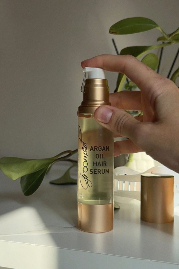 روغن و سرم مو اورجینال برند Groomed مدل Argan oil hair serum کد 6236145 - Image 2