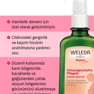 کرم رفع ترک بدن اورجینال برند Weleda مدل Anne Çatlak Yağı 2x100ml کد 98031156
