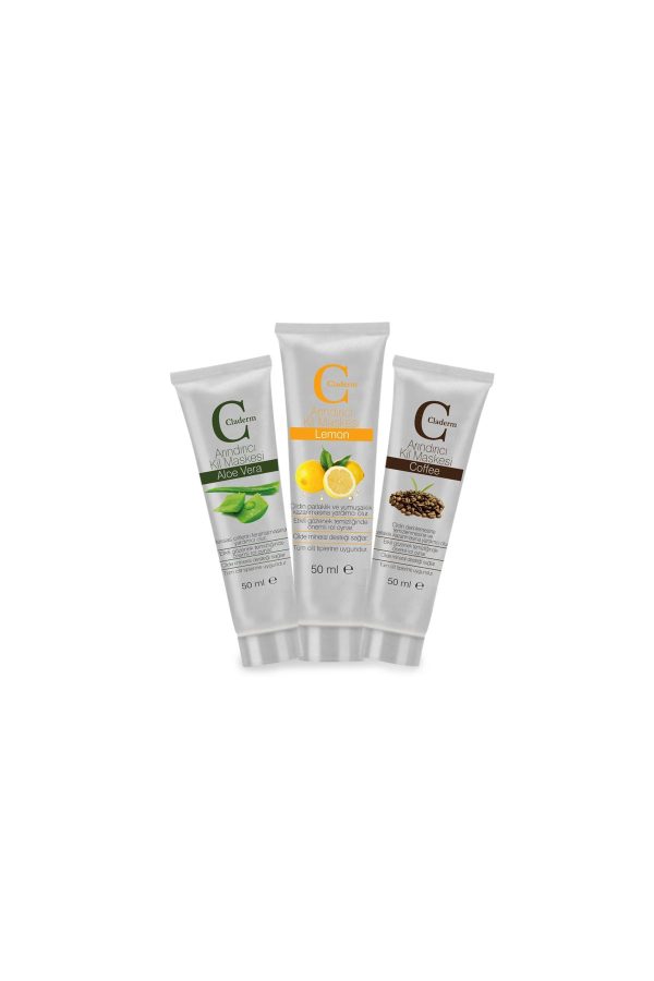 ست مراقبت از پوست اورجینال برند Claderm مدل 50ml 3-pack (Aloe Vera-Lemon-Coffee) کد 75555848