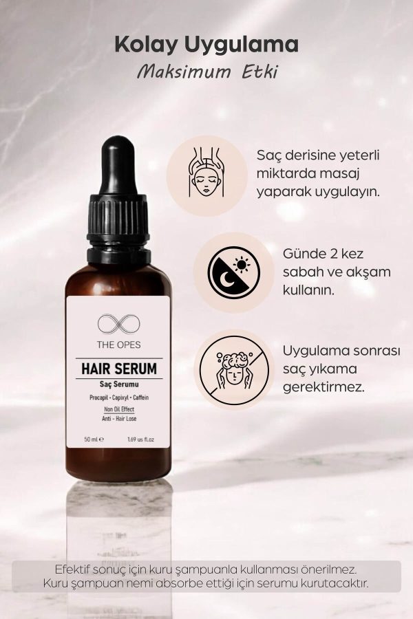 روغن و سرم مو اورجینال برند Theopes مدل The hair serum کد 770036887 - Image 4
