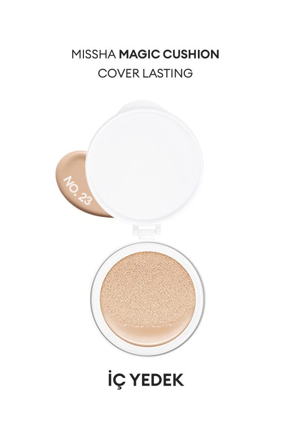 کرم فاندیشن اورجینال برند Missha مدل Magic Cushion Cover Lasting SPF50+/PA+++ کد 31185707