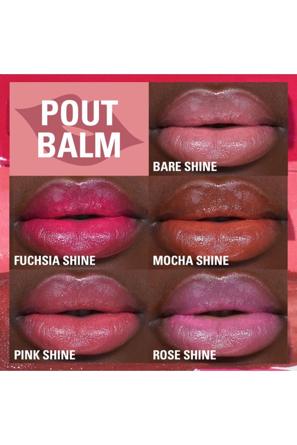 رژ لب اورجینال برند Revolution مدل Lip pout balm rose shine کد 767058185 - Image 6