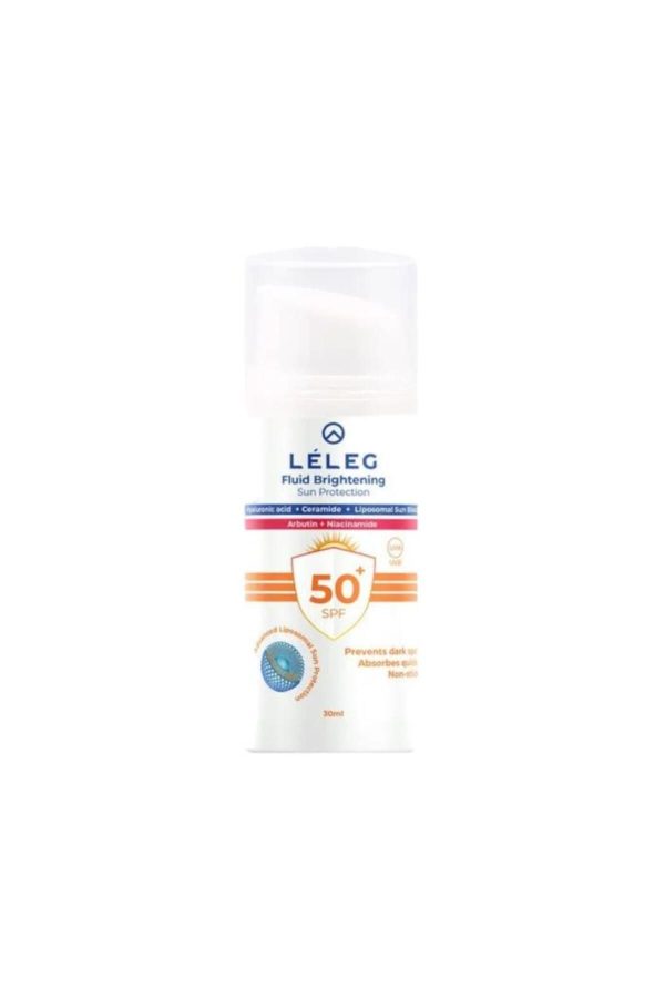 ضد آفتاب صورت اورجینال برند Leleg مدل Fluid Brightening Spf50 30 ml کد 727756295