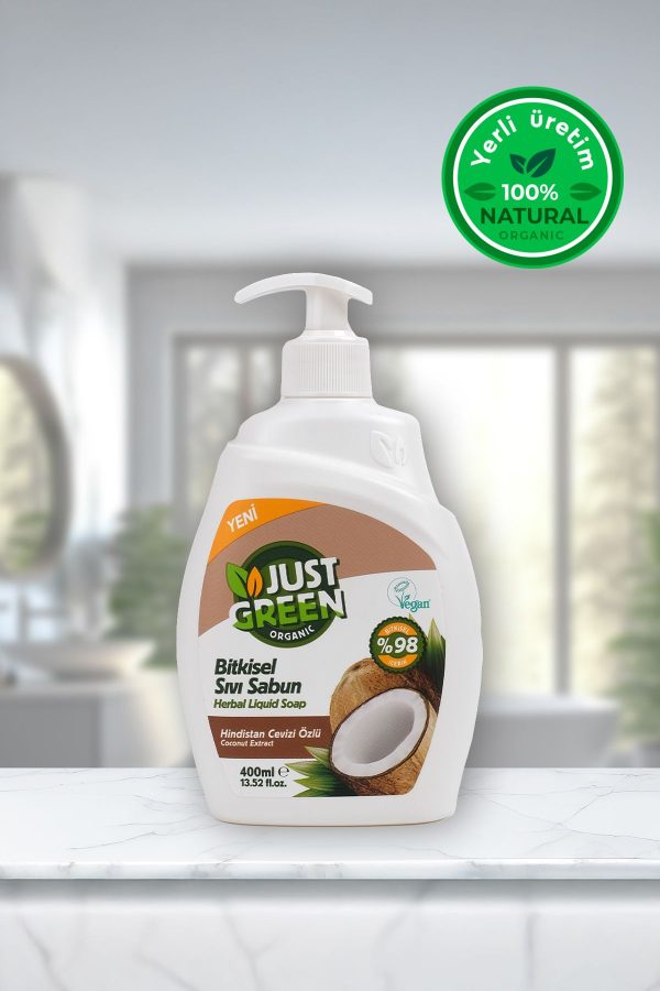 صابون مایع اورجینال برند Just green organic کد 348313196 - Image 5