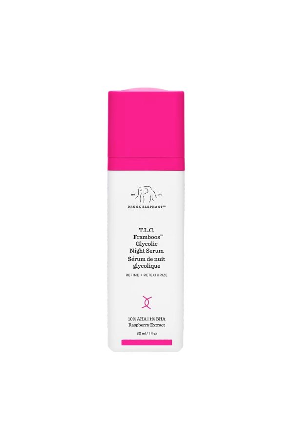 سرم پوست اورجینال برند Drunk elephant مدل Framboos Glycolic Night Serum کد 847289872