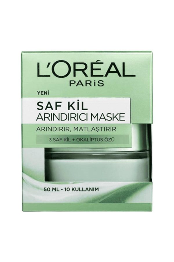 ماسک صورت اورجینال برند L oreal paris مدل Saf Kil Arındırıcı Maske کد 39697442