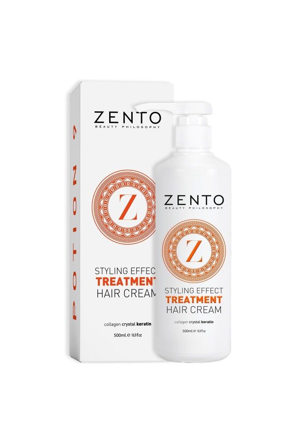 کرم مو اورجینال برند Zento مدل Styling Effect Treatment Hair Cream کد 218642588 - Image 2