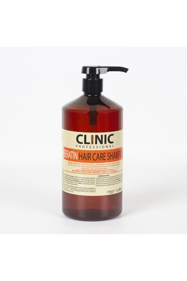 شامپو اورجینال برند Clinic professional مدل Keratin Bakım Şampuanı 1000 Ml کد 153285093