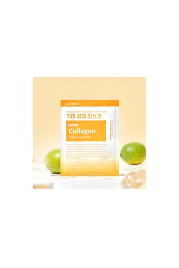 ماسک صورت اورجینال برند Medipeel مدل Vegan Vitamin Collagen Brightening Mask کد 862420358