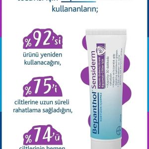 کرم بدن اورجینال برند Bepanthol مدل 2’li Sensiderm Krem 50 gr کد 752576329