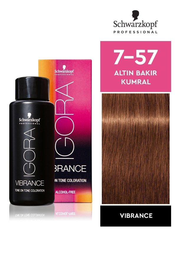 رنگ مو اورجینال برند Igora مدل Vibrance 7-57 کد 35500201