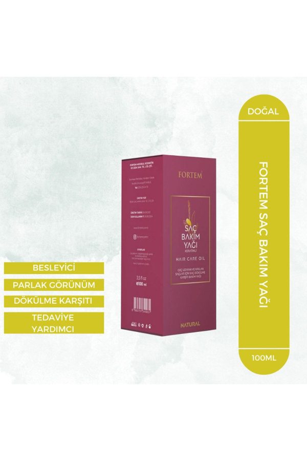 روغن و سرم مو اورجینال برند Fortem مدل Keratin hair care oil کد 210884939 - Image 2