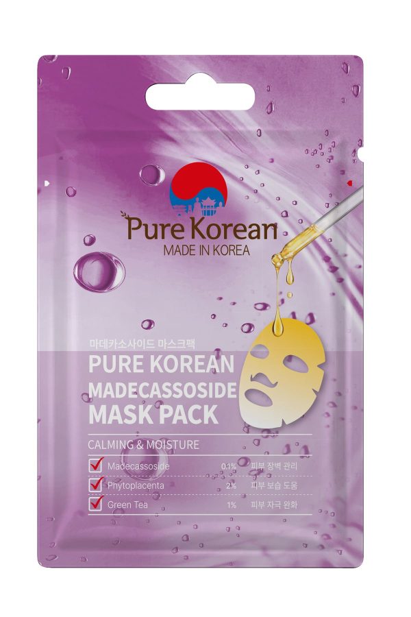 ماسک صورت اورجینال برند Pure korean مدل Madecassoside Mask Pack کد 848454042
