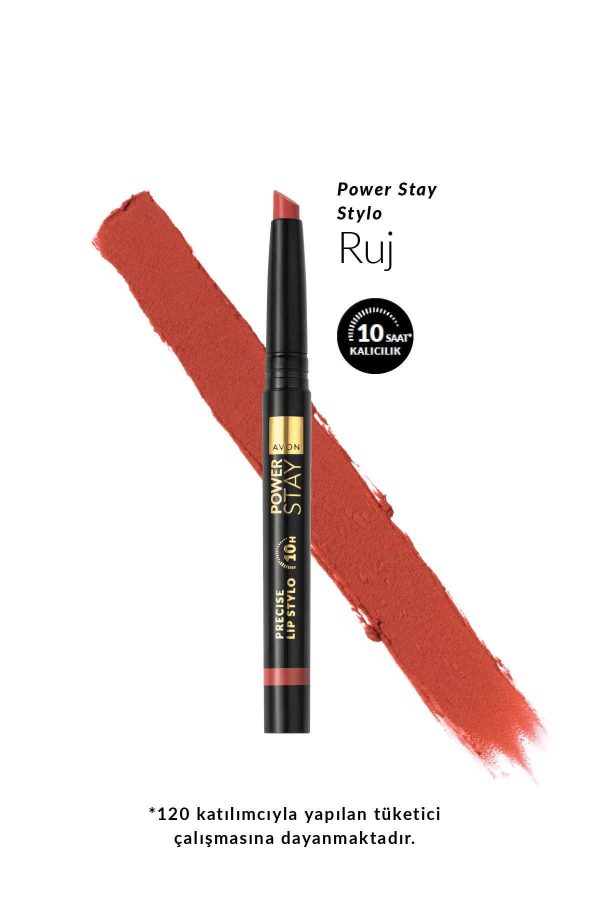 رژ لب اورجینال برند Avon مدل Power Stay Stylo Rujj کد 857607608