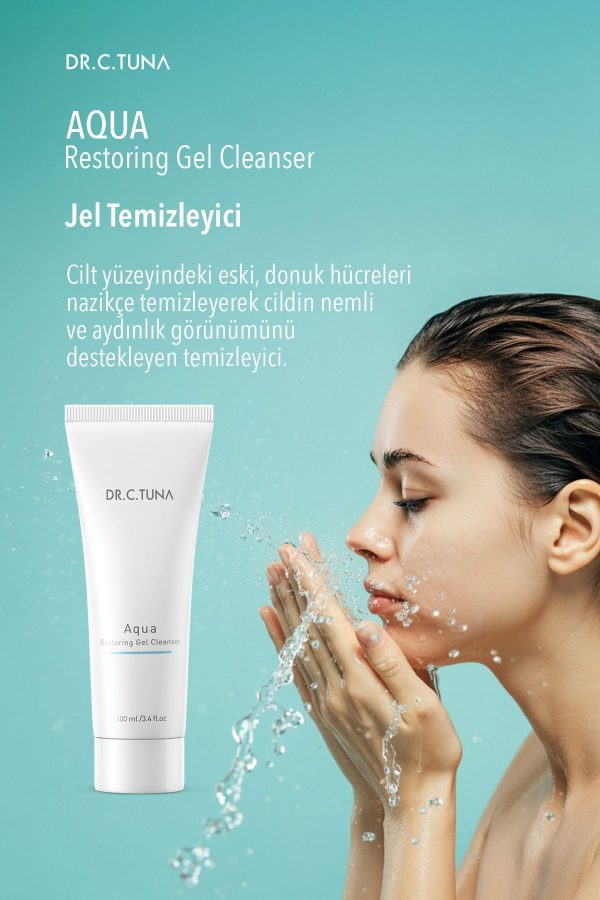 پاک کننده صورت اورجینال برند Farmasi مدل Aqua Jel Temizleyici 100 ml کد 835682436 - Image 2