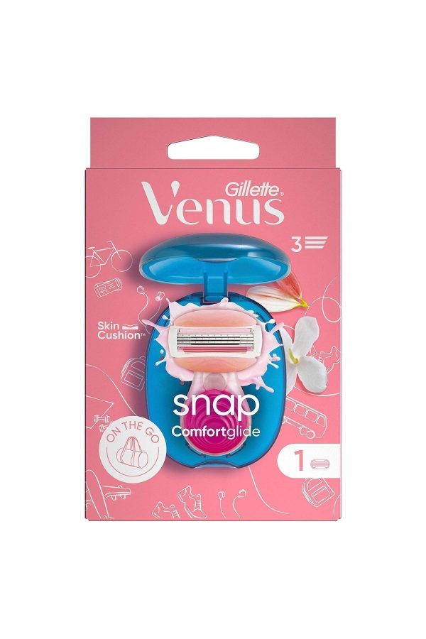 ژیلت و ریش تراش اورجینال برند Gillette venus مدل Comfortglide Snap کد 259303371 - Image 2