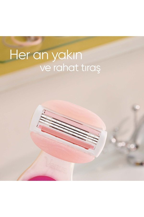 ژیلت و ریش تراش اورجینال برند Gillette venus مدل Comfortglide Snap کد 259303371 - Image 3
