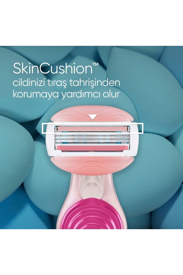 ژیلت و ریش تراش اورجینال برند Gillette venus مدل Comfortglide Snap کد 259303371 - Image 4