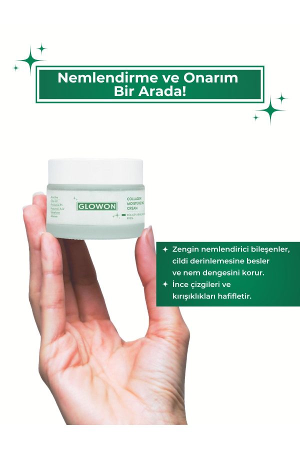 کرم صورت اورجینال برند Glowon مدل Yoğun Nemlendirici 2'li Set کد 878969074 - Image 6