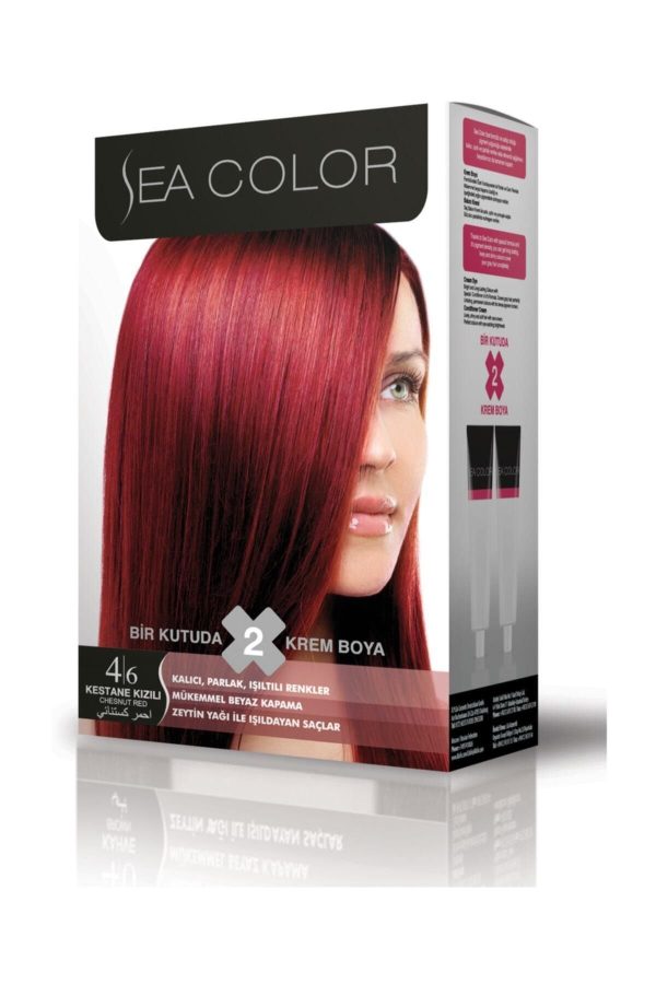 رنگ مو اورجینال برند Sea color مدل 2 Li Tüp Saç Boyası کد 83168209