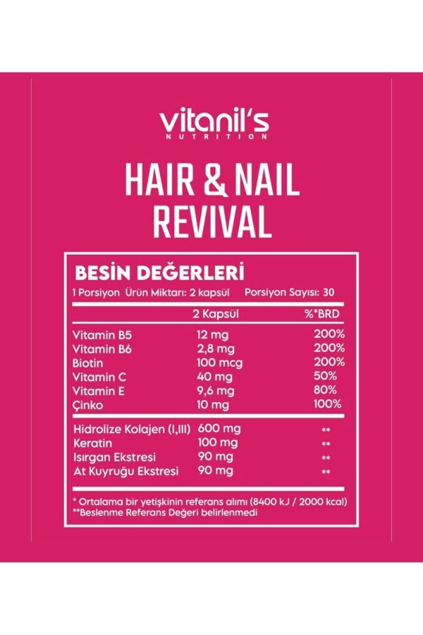 ویتامین مو اورجینال برند Vitanil s nutrition کد 770370774 - Image 3