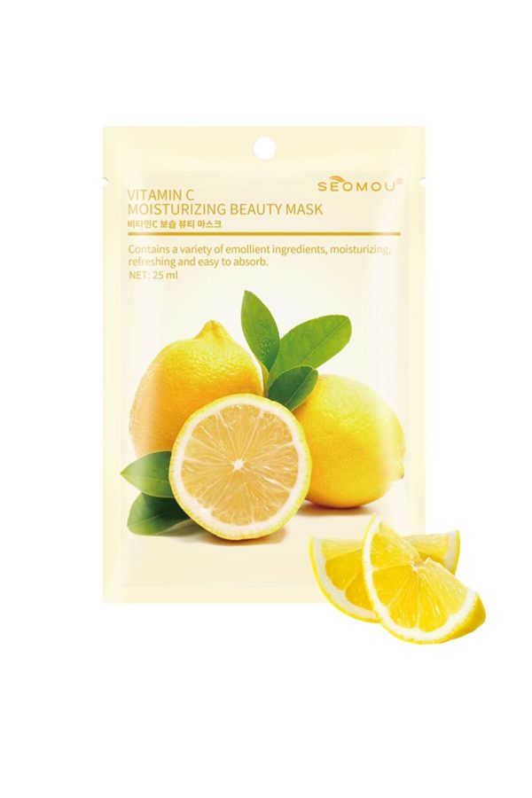 ماسک صورت اورجینال برند Seomou مدل Vitamin C Moisturizing Beauty Mask کد 752439908