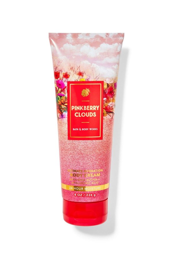 کرم بدن اورجینال برند Bath body works مدل Pinkberry Clouds Shea Body Cream کد 633590515
