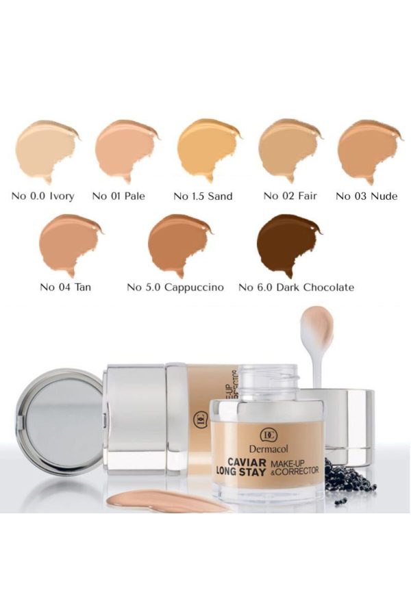 کرم فاندیشن اورجینال برند Dermacol مدل Caviar Long Stay Make-Up Corrector کد 858538794 - Image 2