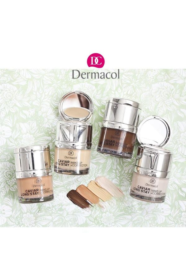 کرم فاندیشن اورجینال برند Dermacol مدل Caviar Long Stay Make-Up Corrector کد 858538794 - Image 4