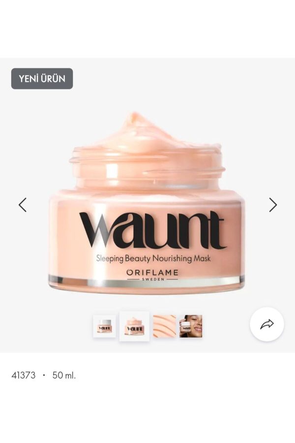 ماسک صورت اورجینال برند Oriflame مدل Waunt Sleeping Beauty Besleyici Maske کد 848754871 - Image 2