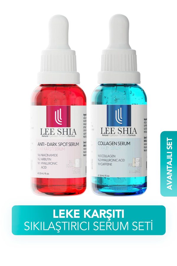 ست مراقبت از پوست اورجینال برند Lee shia مدل Anti-wrinkle tightening serum set کد 756956812
