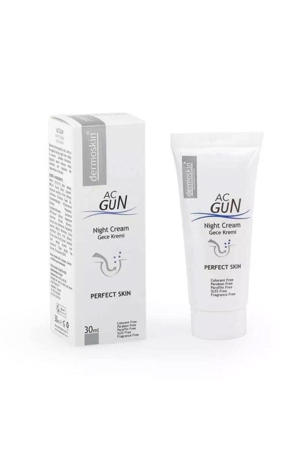 کرم صورت اورجینال برند Dermoskin مدل AcGun Onarıcı Gece Kremi کد 818103985
