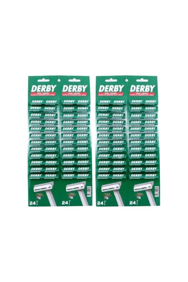 ژیلت و ریش تراش اورجینال برند Derby مدل Tek Traş Bıçak 96 Adet کد 78859767