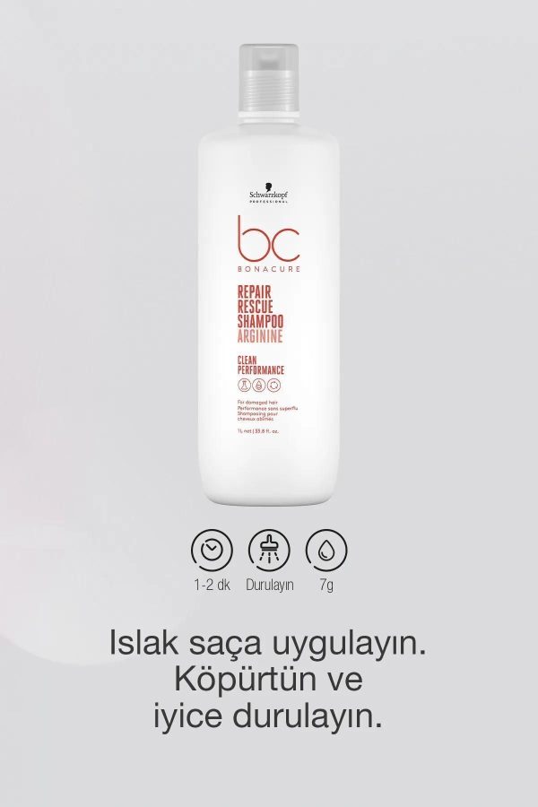 شامپو اورجینال برند Bonacure مدل Repair Rescue Shampoo 1000 ml کد 872954275 - Image 3
