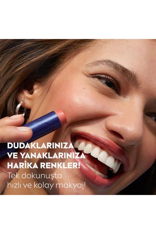 کرم لب اورجینال برند Nivea مدل Renkli Dudak Bakım Kremi SPF30 کد 853657684 - Image 4