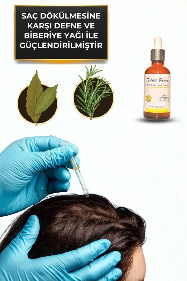 روغن و سرم مو اورجینال برند Gless pena مدل Natural Hair Loss Serum کد 650132208 - Image 3