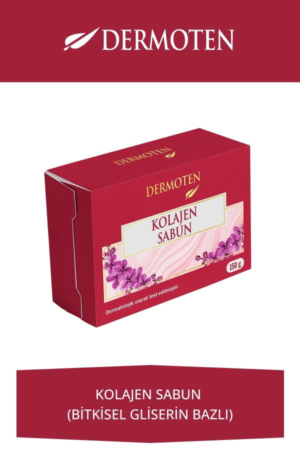 صابون جامد اورجینال برند Dermoten مدل Kolajen Sabun 150 gr کد 184226142