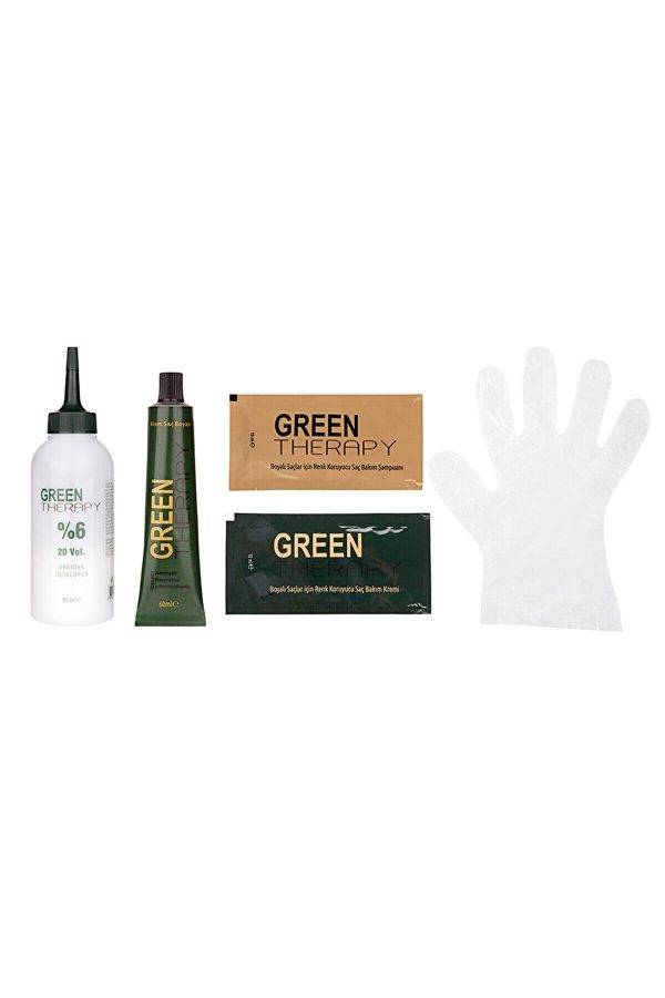ست مراقبت از پوست اورجینال برند Green therapy مدل Krem Saç Boyası Fındık Kabuğu کد 836872413 - Image 2
