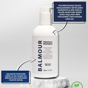 شامپو اورجینال برند Balmour مدل Moisture Nem Şampuanı 400 ml کد 850988410