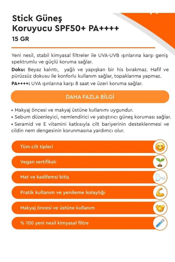 ضد آفتاب صورت اورجینال برند Pilatesannesi مدل Yüz Stick Güneş Koruyucusu کد 833733895 - Image 8